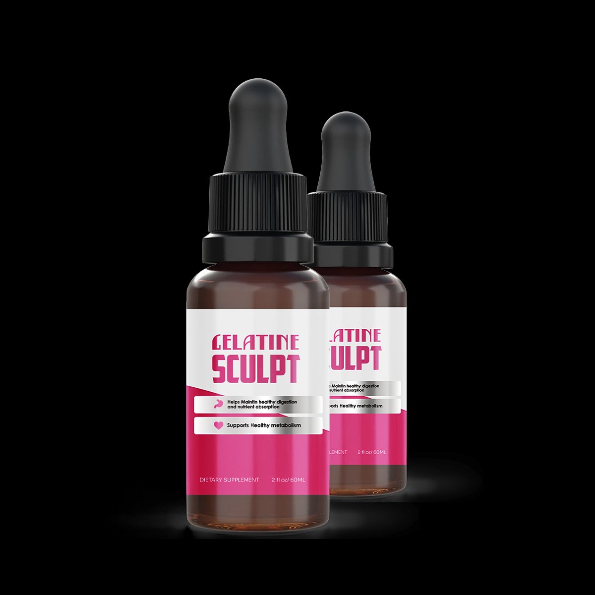Gelatine Sculpt liquid gelatin supplement dropper 60ml